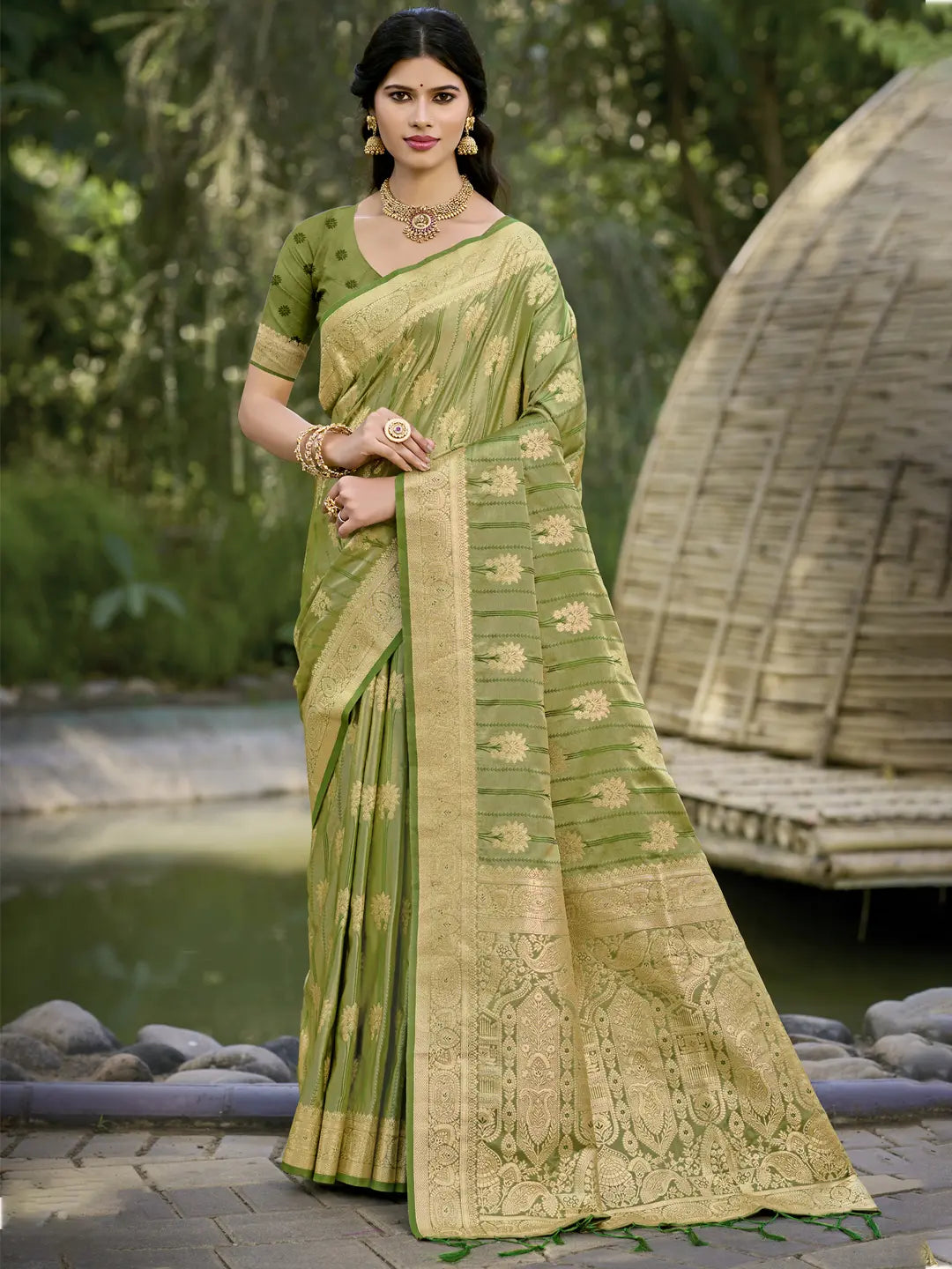 Light Green Silk Saree