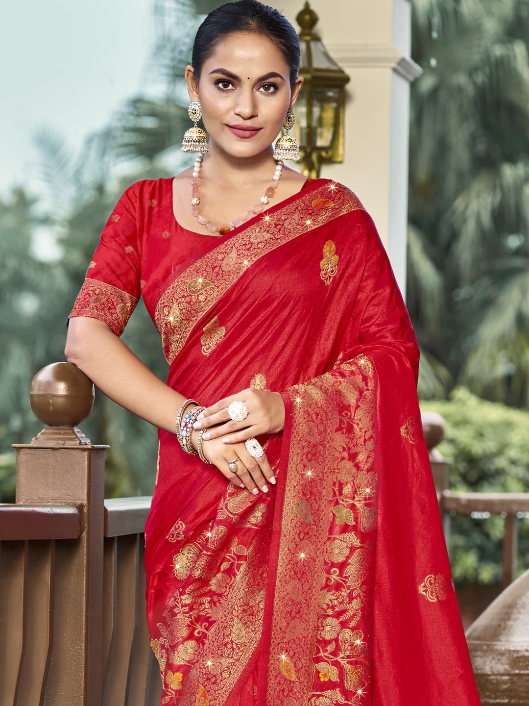 Red Silk Saree