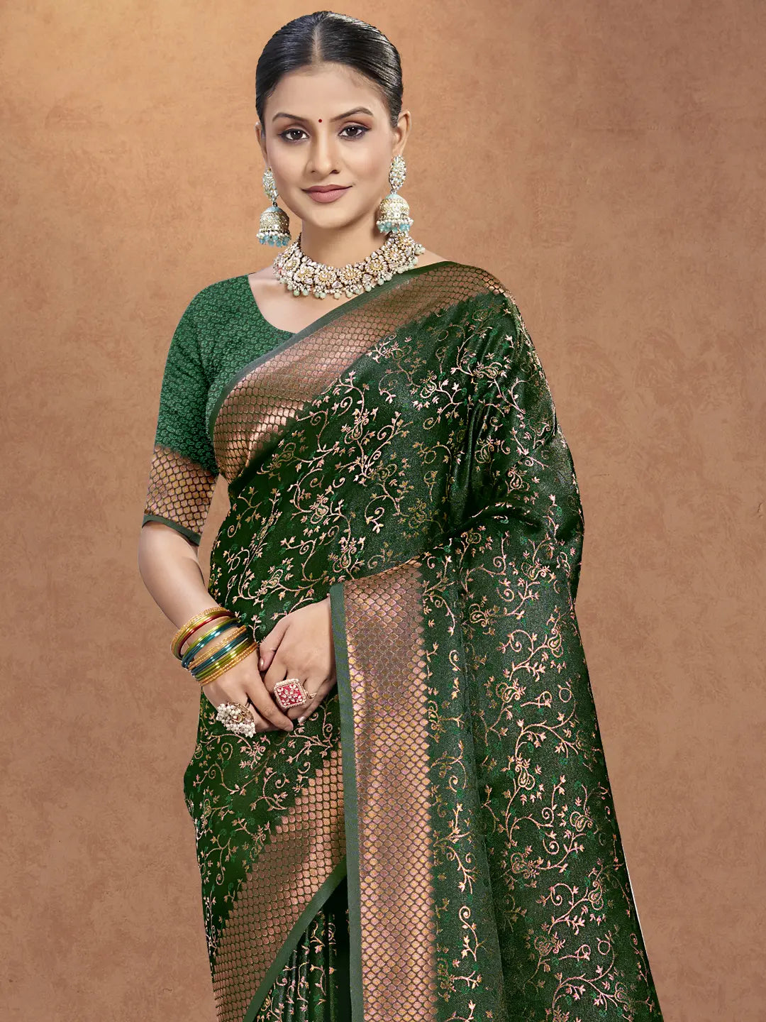 Green Silk Saree