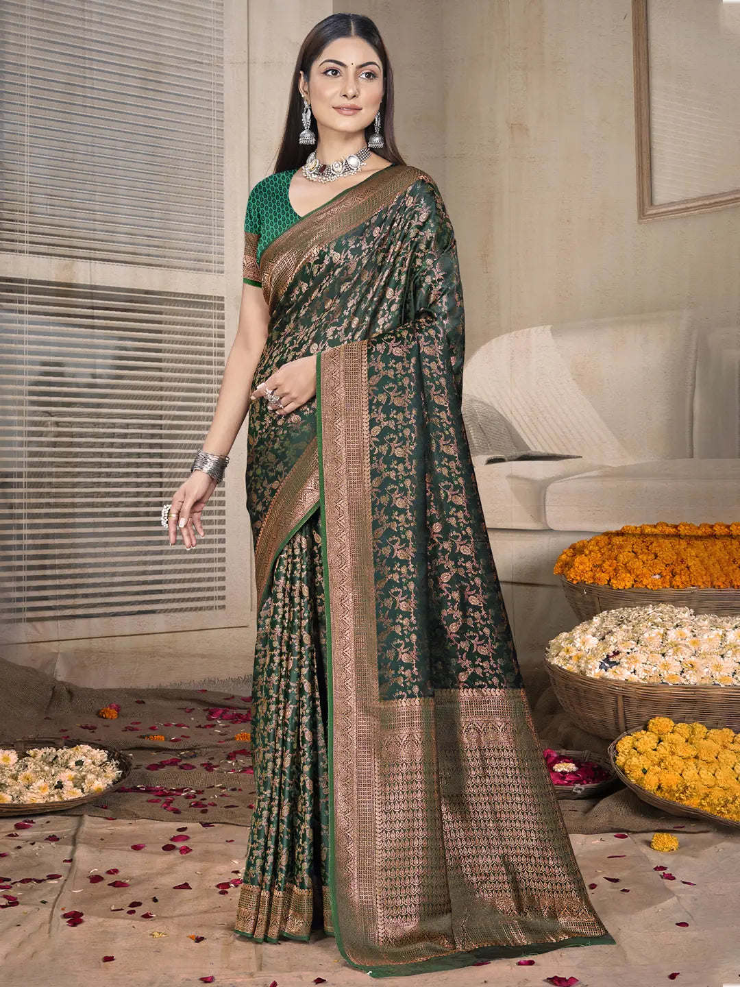 Green Silk Saree