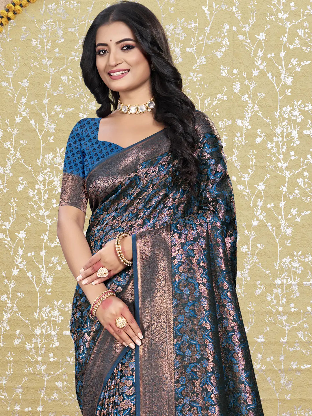 Blue Silk Saree