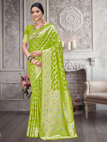 Light Green Silk Saree