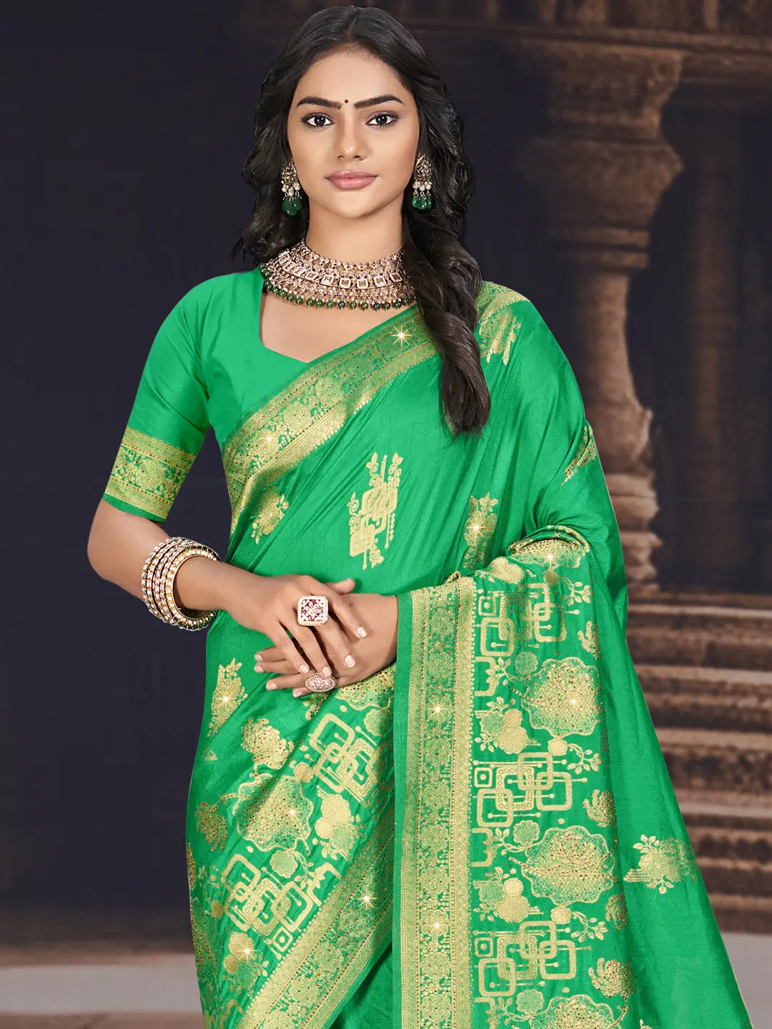 Light Green Silk Saree