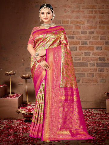 Sangam Beautiful Silk Saree