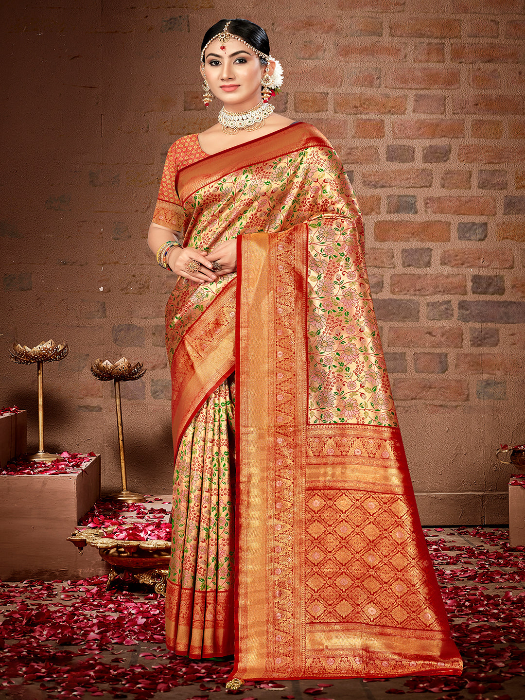 Sangam Beautiful Silk Saree