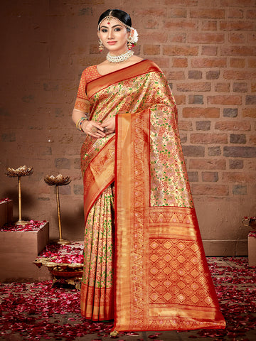 Sangam Beautiful Silk Saree