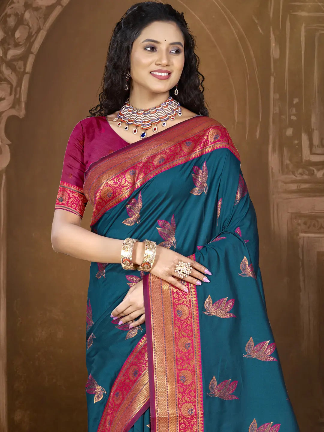 Blue Silk Saree