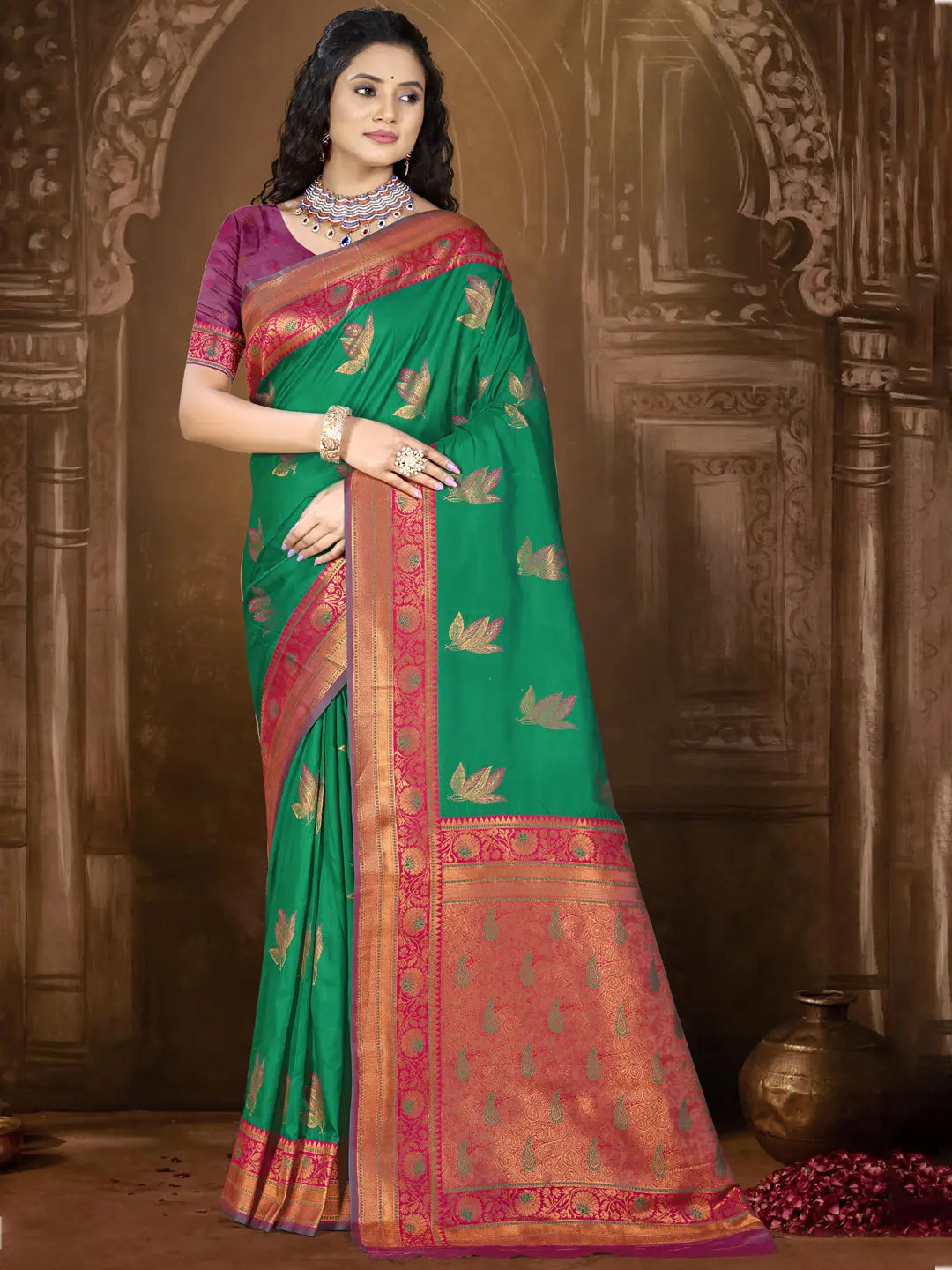 Green Silk Saree