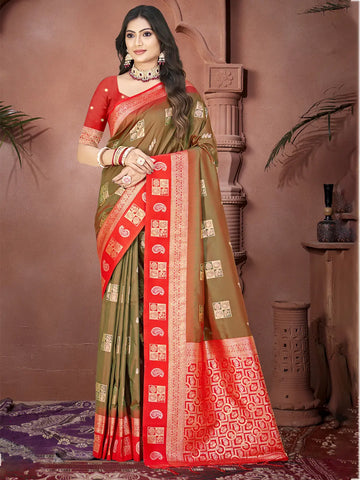 Green Silk Saree