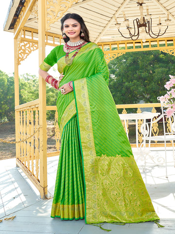 Light Green  Silk Saree