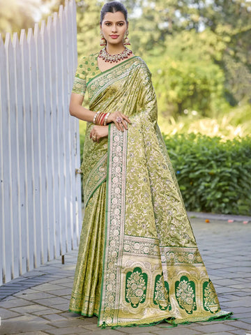 Light Green Silk Saree