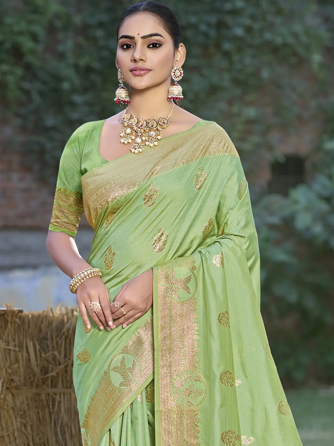 Light Green Silk Saree