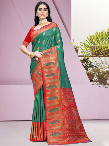 Green Silk Saree