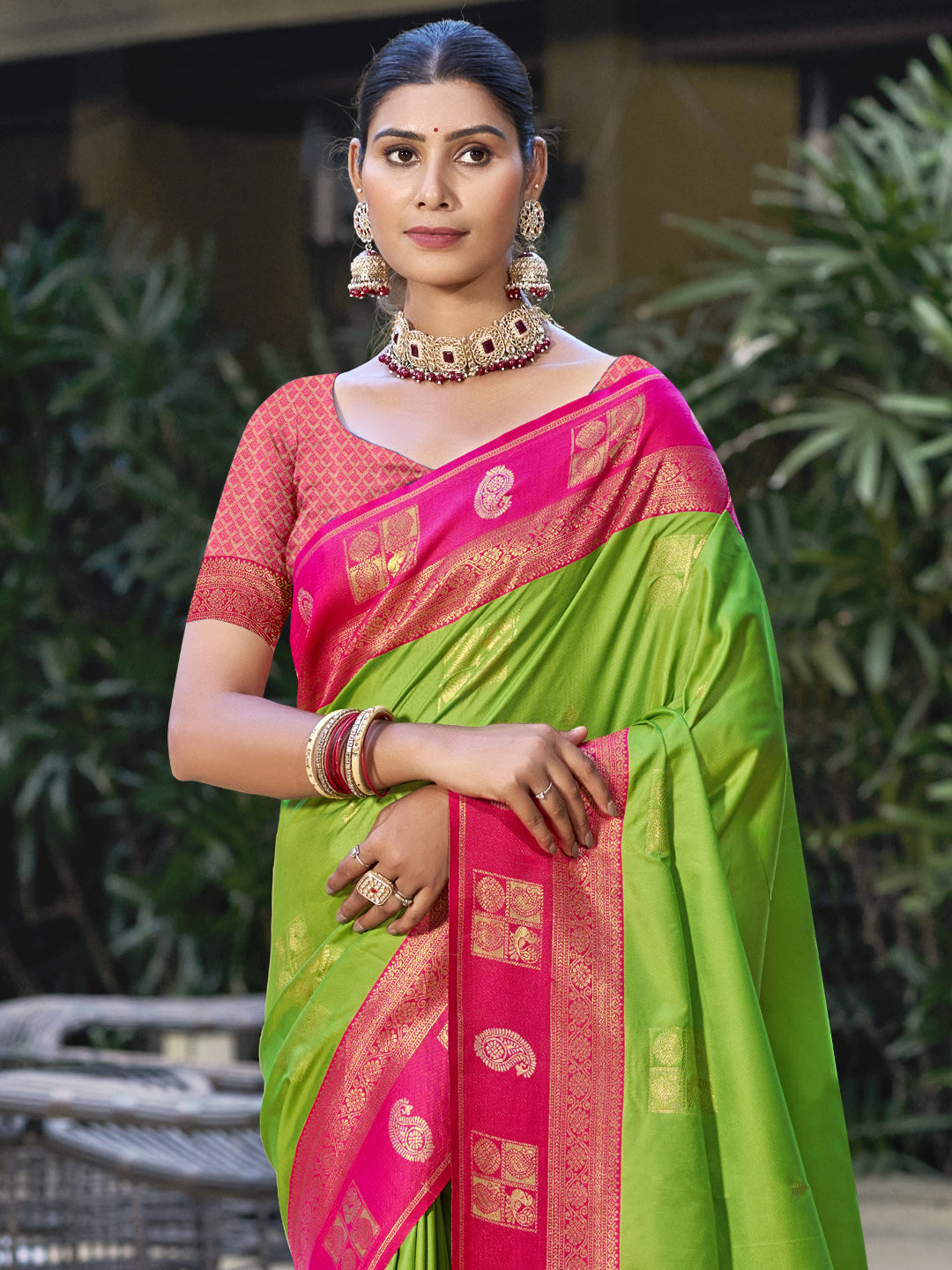 Light Green Silk Saree