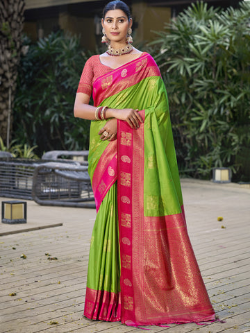 Light Green Silk Saree