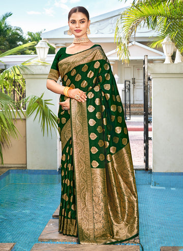 Green Silk Saree