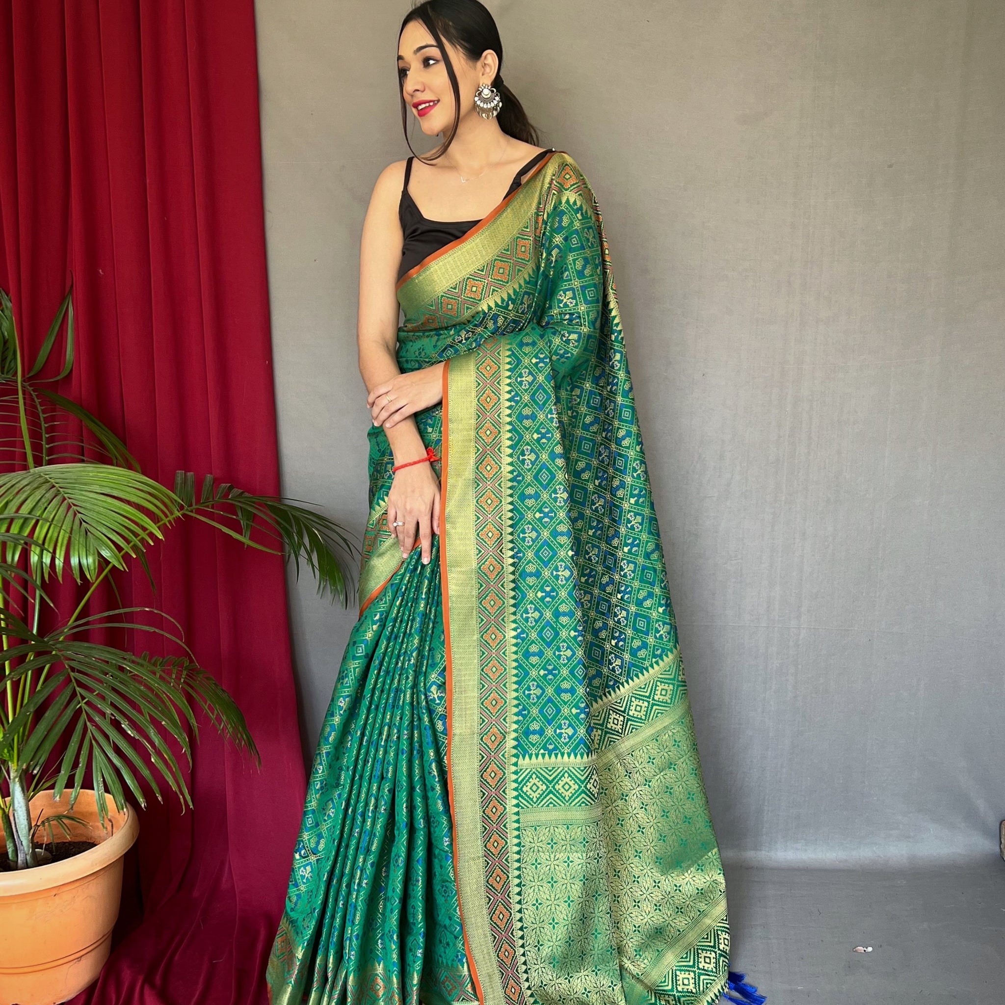 Green Silk Saree