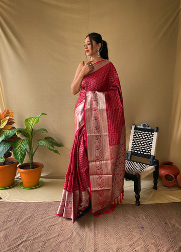 Red Silk Saree