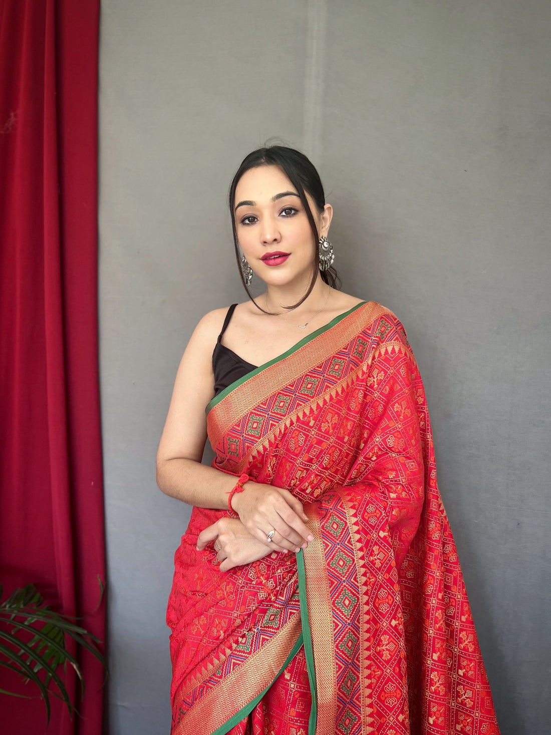 Red Silk Saree