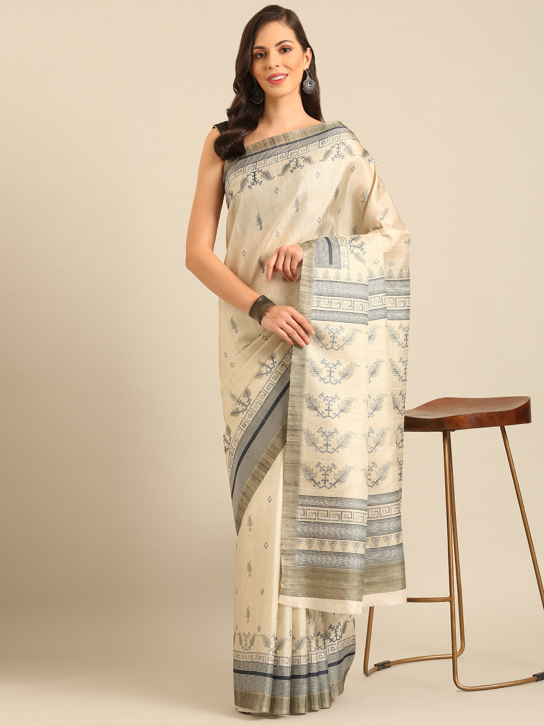 White Cotton Saree