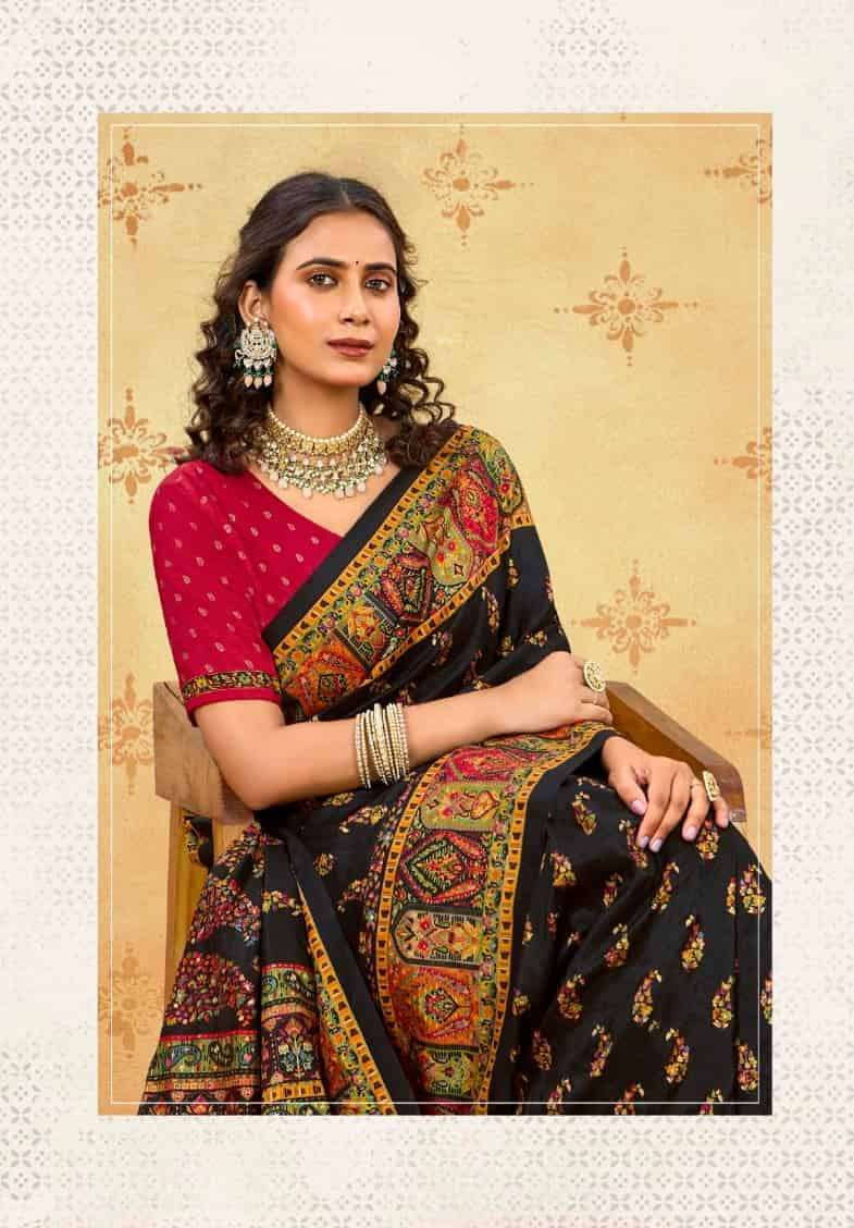 Black Soft Silk Saree